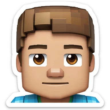 Minecraft Steve sticker
