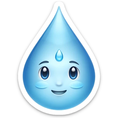 splashing water emoji sticker