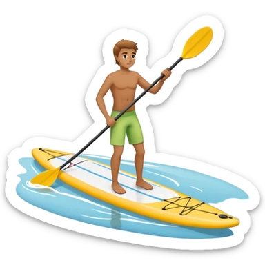 Paddle boarding sticker