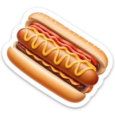hotdog blue (#00A3E0) and red (#F9423A) sticker