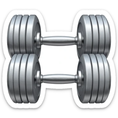 Dumbbell small sticker