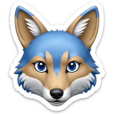 Blue Coyote sticker