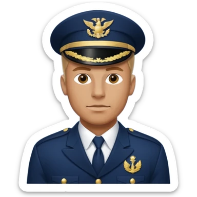 big powerful pumped-up fighter of the navy sticker