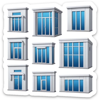 Facades with fourn. - the facades with the insert and with all the fittings (loops, pens, lifts, siru dumpfer) are shifted on them), excluding pushers.. sticker