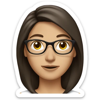 Argentina brunette english teacher  sticker