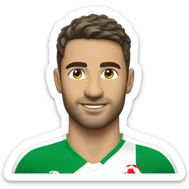 Gareth Bâle avec le maillot de l’Algérie  sticker