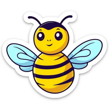 bumble bee sticker