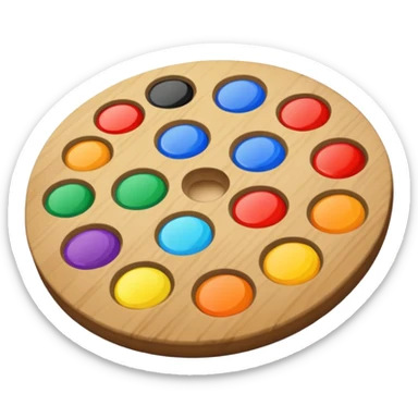 artist's palette sticker