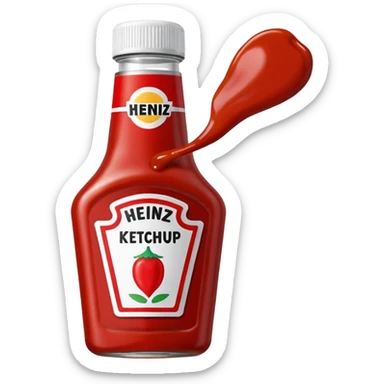 One Heinz Ketchup Sachets 10ml sticker