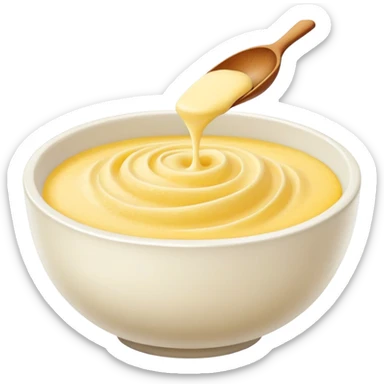 bowl of semolina sticker