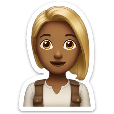 Milly boby brown sticker