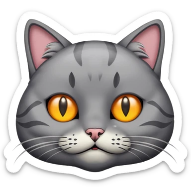 Run over Cat sticker