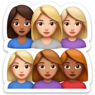 Strong but beautiful women sticker