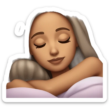 Ariana Grande sleeping sticker