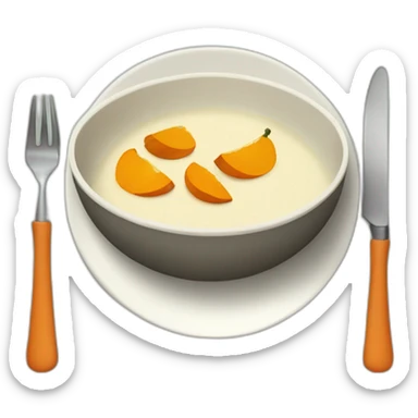 Assiette de citrouille sticker