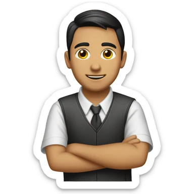 Chico rubio joven pastor ovejitas campo sticker