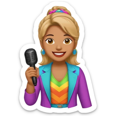 singer sticker emoji
 sticker