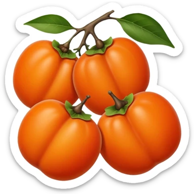 fuyu persimmon sticker