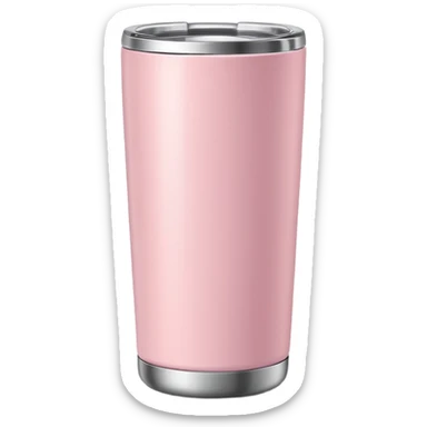Light pink tumbler without face sticker