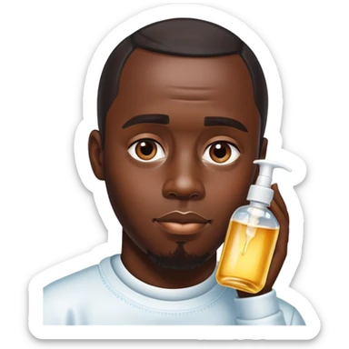 Diddy with baby oil sticker