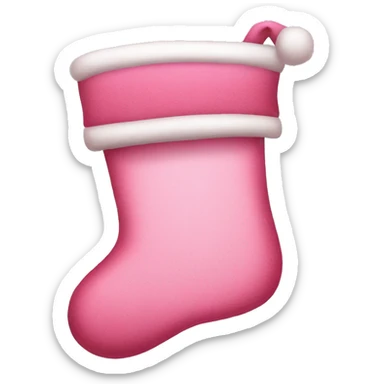 pink mantle stocking sticker