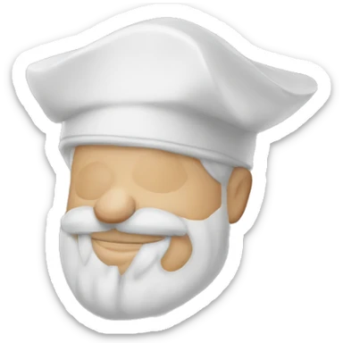 PAPA IGLESIA BLANCO sticker