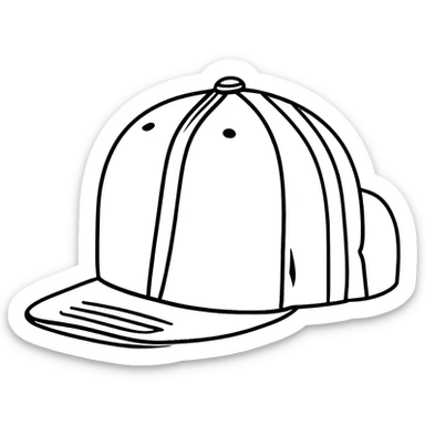 snapback hat sticker