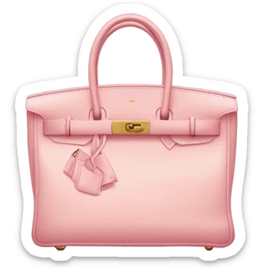 light pink birkin bag  sticker