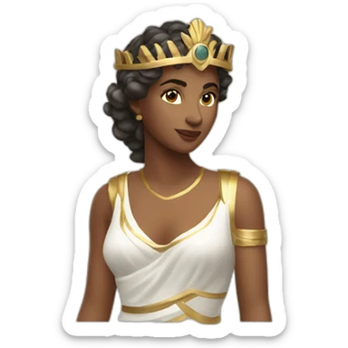 Diana roman goddess sticker