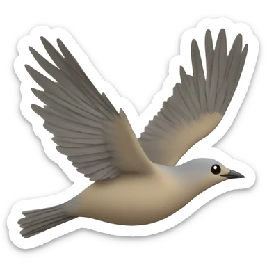 CREATE AN IMAGE OF A BIRD FLYING sticker