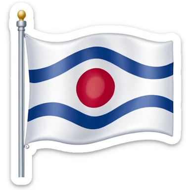 Official flag of Ohio sticker