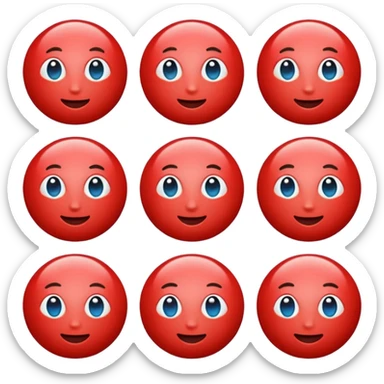 ©️ make this emoji red and add a slash in-between  sticker