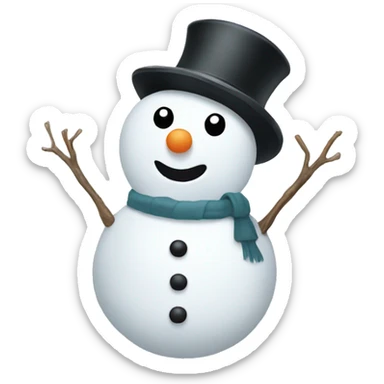 snowman  sticker