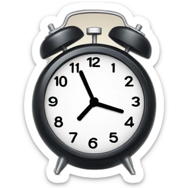 Alarm clock for kid sticker