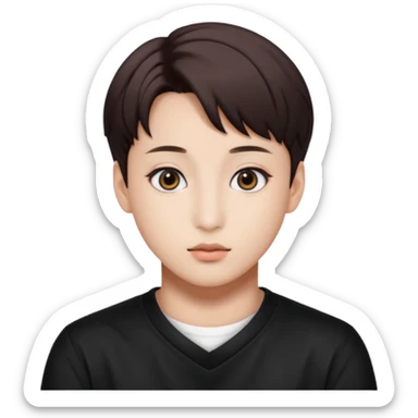 idol JungKook, BTS group sticker
