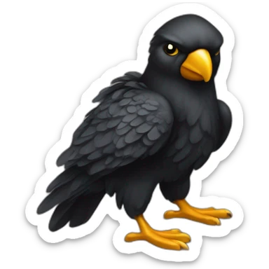 lazo negro de luto sticker