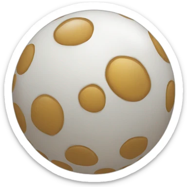 Un chat qui joue avec une balle sticker