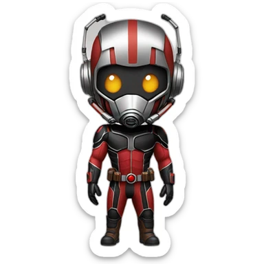 antman with brown gas sticker