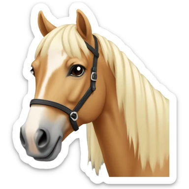 Palomino horse sticker