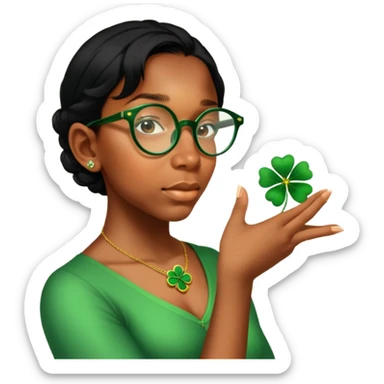 Clover Charm sticker