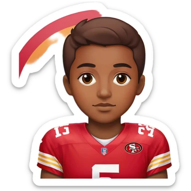 Gay pride 49ers fan sticker