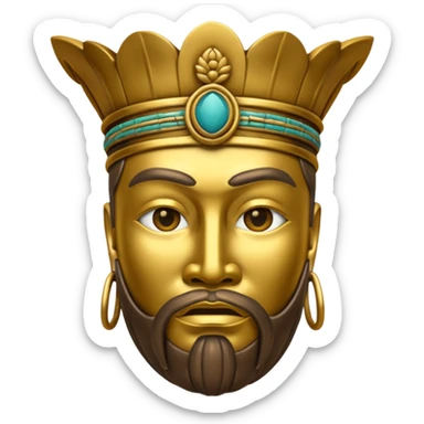 sanxingdui bronze man emoji sticker