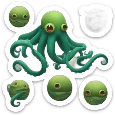 kraken mashup naruto sticker