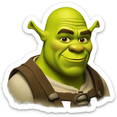 shrek  sticker