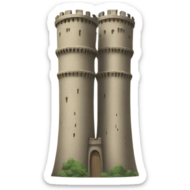 Two towers sticker
