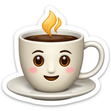 Taza de cafe sticker