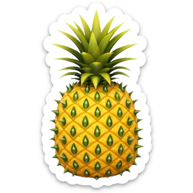 upside down pineapple sticker