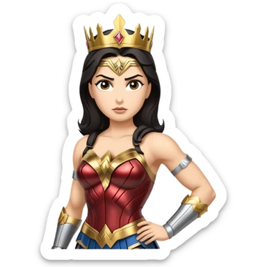 Wonder Woman superhero sticker