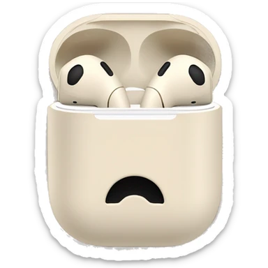 Apple AirPods Max, beige sticker