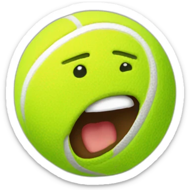 Tennisball liebe sticker